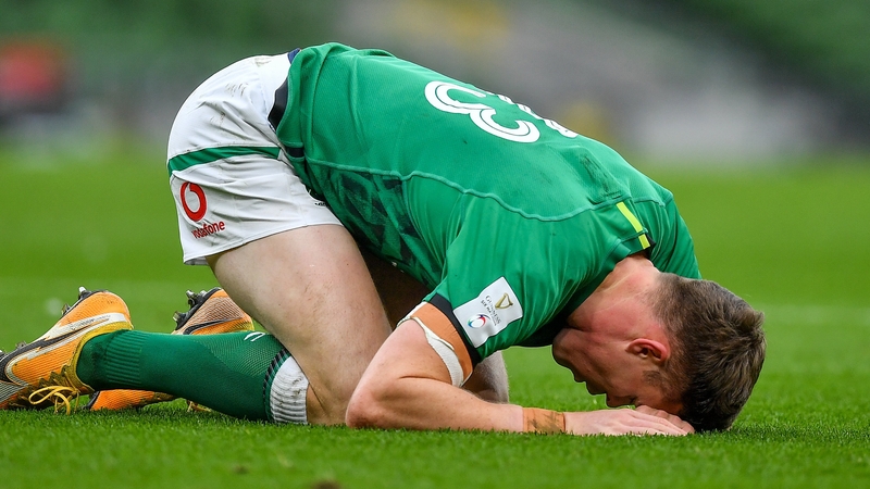 Ringrose was injured in the 27th minute