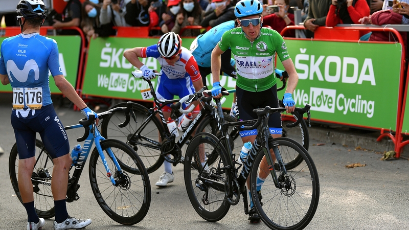 Dan Martin escaped the crash unscathed