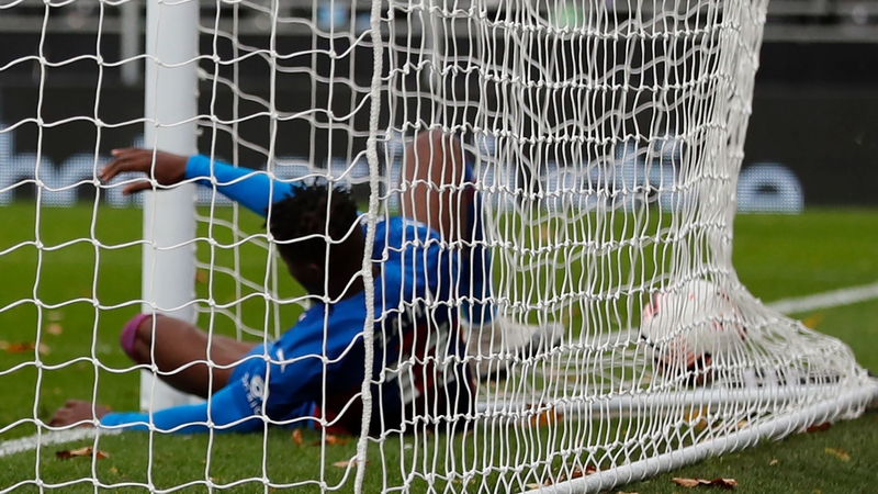 Wilfried Zaha bundled the ball home from close range to give Palace a two-goal buffer in the 64th minute