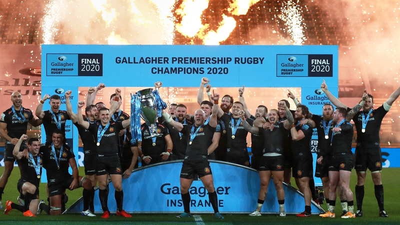 It was Exeter's fifth successive appearance in the English club final