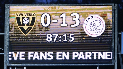 Unlucky for some. Ajax made history with their obliteration of VVV-Venlo.