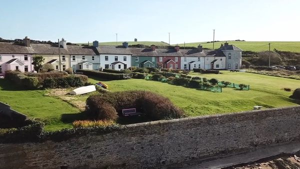 The cottages were built almost 200 years ago in the shadow of Roche's Point lighthouse