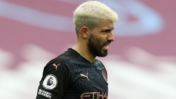 Sergio Aguero has not been cleared to return to training