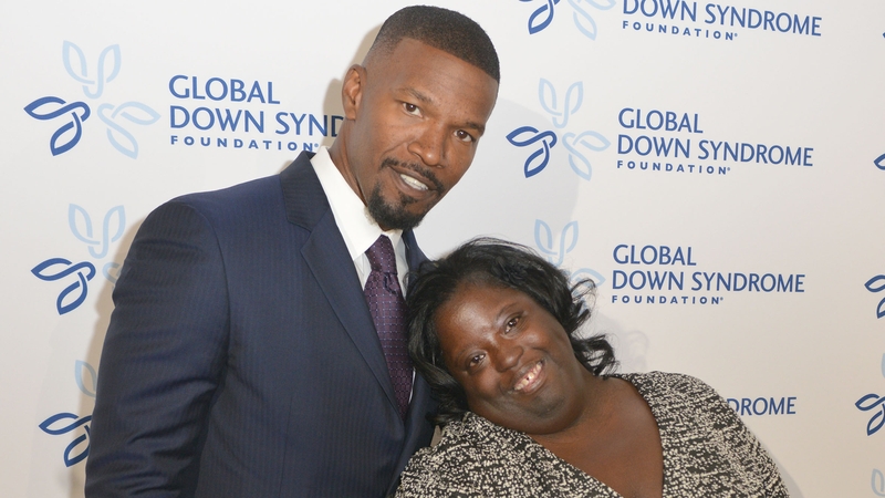 Jamie Foxx with his sister DeOndra Dixon