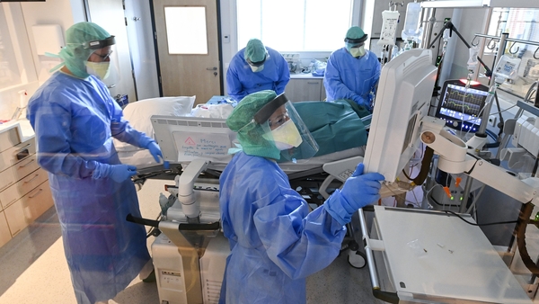 Staff at the CHC Montlégia Hospital in Liege are dealing with dozens of serious Covid patients
