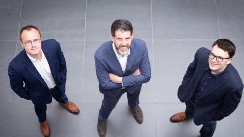 Venari co-founders Sean Cummins (CTO), Stephen Cox (CEO), and Nigel Phelan (CMO)