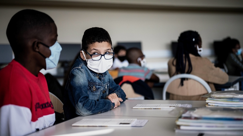 Until now only children aged over 11 had to wear face masks at school (file image)