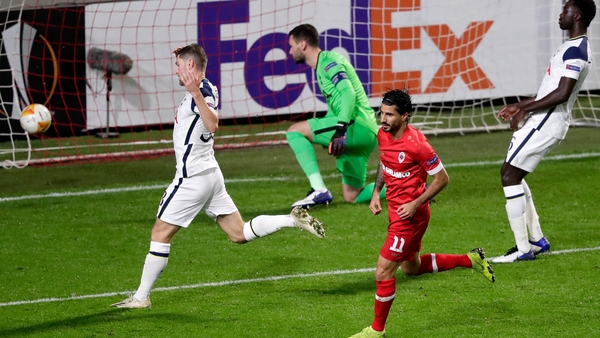 Lior Refaelov wheels away after scoring what turned out to be the only goal of the game