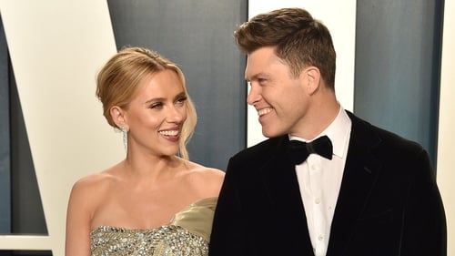 Scarlett Johansson and Colin Jost