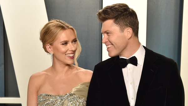 Scarlett Johansson and Colin Jost