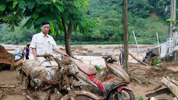 Massive mudslides were triggered by heavy rains