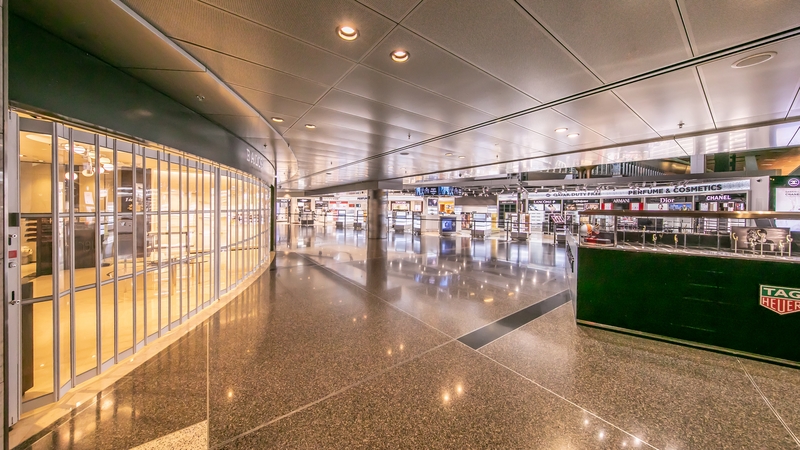 The searches occurred after a newborn was found abandoned at the airport