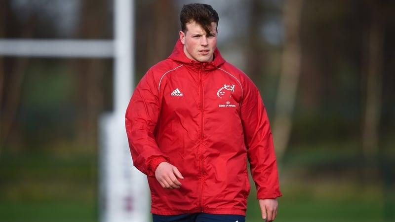 Prop Josh Wycherley makes his first start a week after his Munster debut