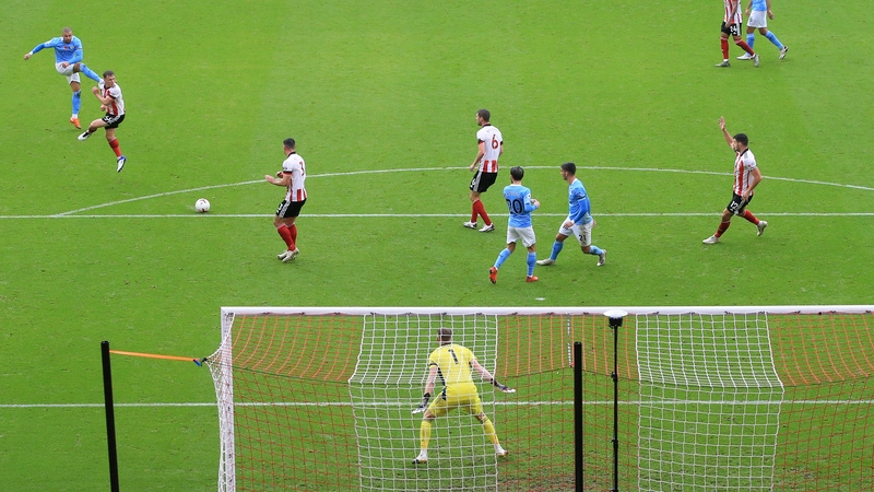 Kyle Walker fires home the decisive goal