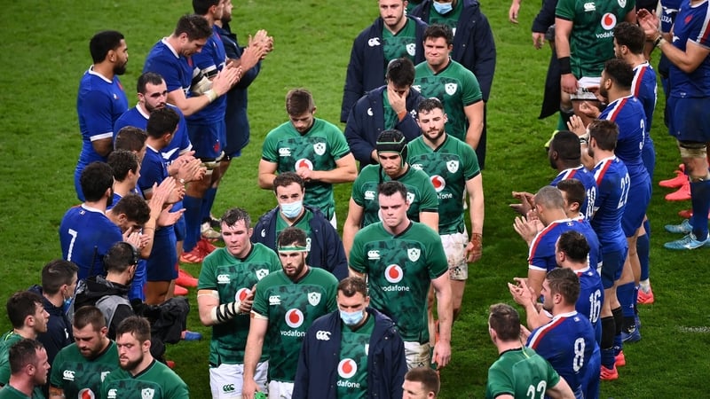 Ireland conceded four tries in Paris