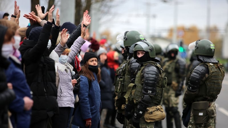 Senior police officials have threatened to use firearms against protesters if needed