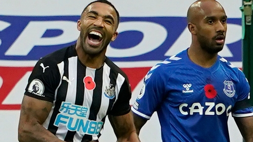 Callum Wilson (left) scored two second-half goals