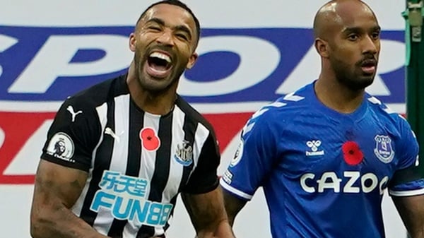 Callum Wilson (left) scored two second-half goals