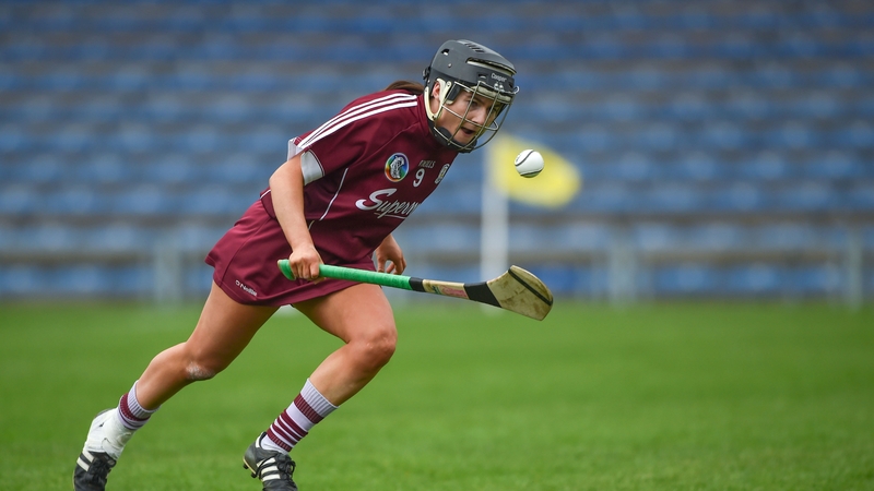 Aoife Donohue was to the fore in Galway's easy win over Offaly in a drenched Salthill