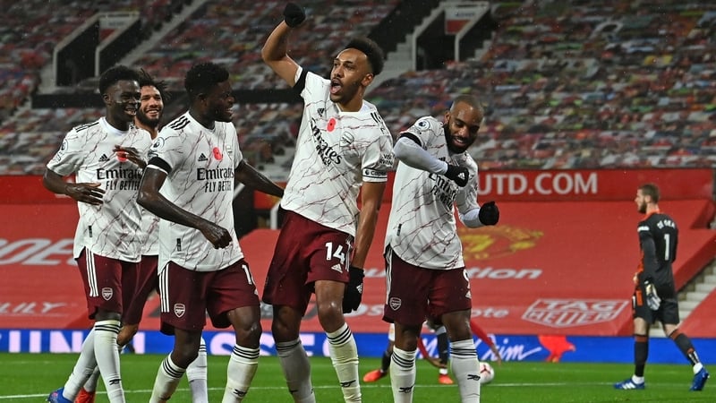 Pierre-Emerick Aubameyang scored the winning penalty in the second half