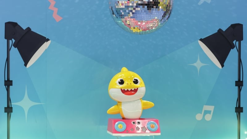 Shares of The Pinkfong Company, producer of the 'Baby Shark' song surged more than 60% in their market debut today