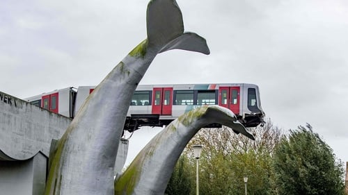 The driver of the train was unharmed in the incident
