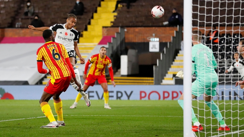 Bobby Decordova-Reid heads home Fulham's opener