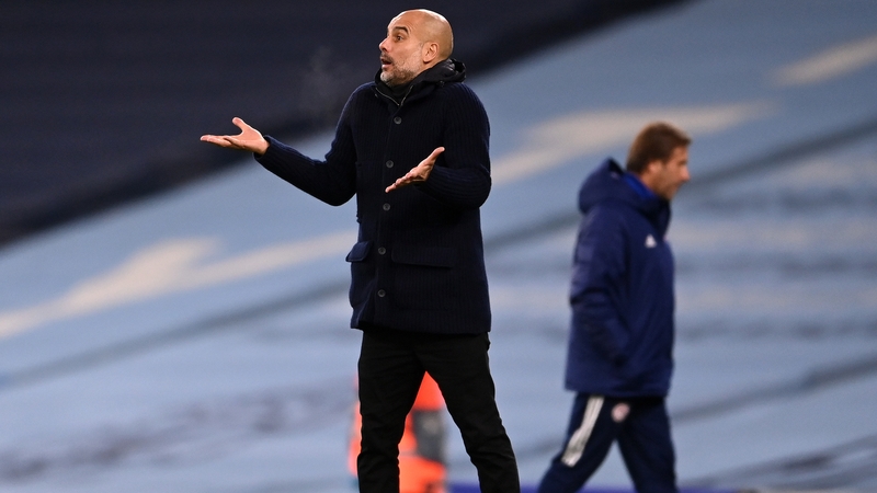 Pep Guardiola's side had 20 shots at the Etihad, with seven of those on target