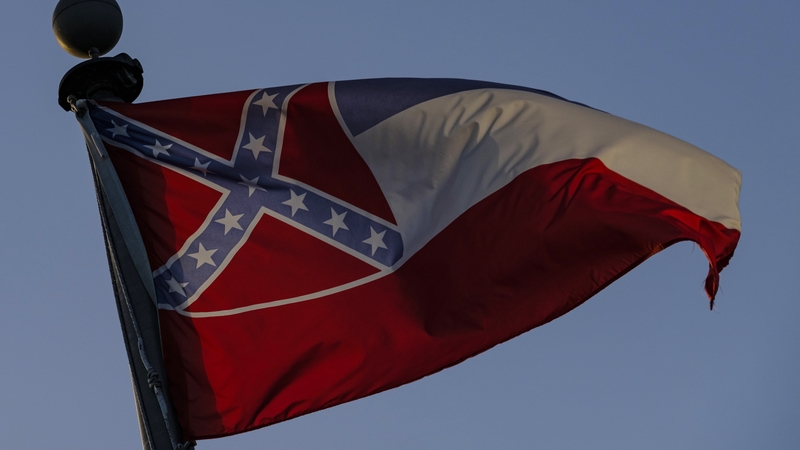 Mississippi's flag was the last in the US to include a symbol of the Confederacy
