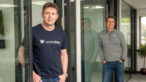 Workvivo founders John Goulding
and Joe Lennon