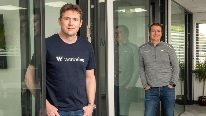 Workvivo founders John Goulding
and Joe Lennon