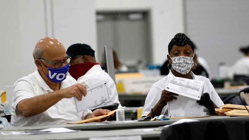 Counting of votes continues in at least five key 'battleground' states