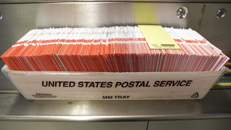 Postal ballots must be received by this evening in Pennsylvania in order to be counted