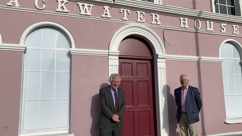 Jimmy Taaffe (left) of Waterford Leader Partnership and Denis McCarthy of Cappoquin Regeneration Company Waterford