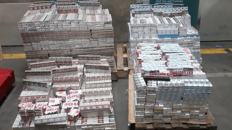 The cigarettes were branded 'NZ and 'Minsk'