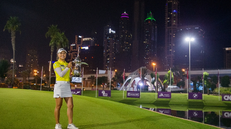 Lee arrived in Dubai as the highest ranked star and left on top of the 56-player field, collecting the €36,266 winner's prize fund and the iconic 'coffee pot inspired' trophy