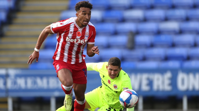 Jacob Brown fired home Stoke's third