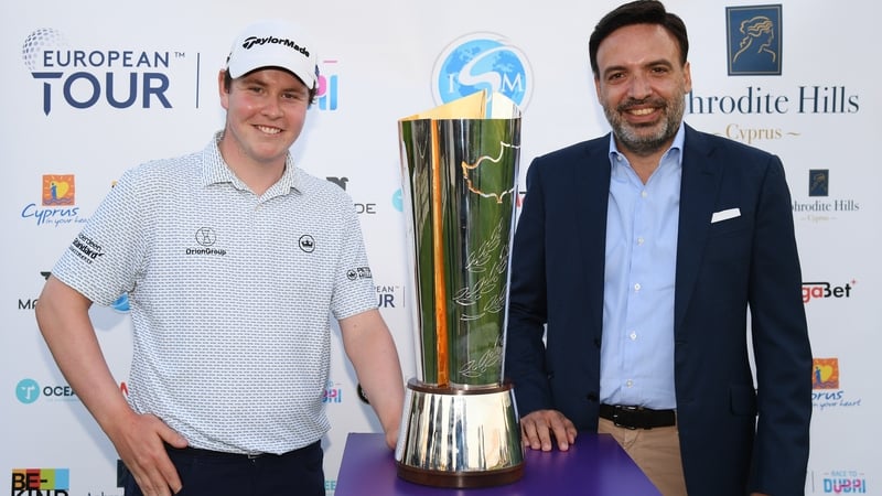 Robert MacIntyre was the rookie of the year on the European Tour last season