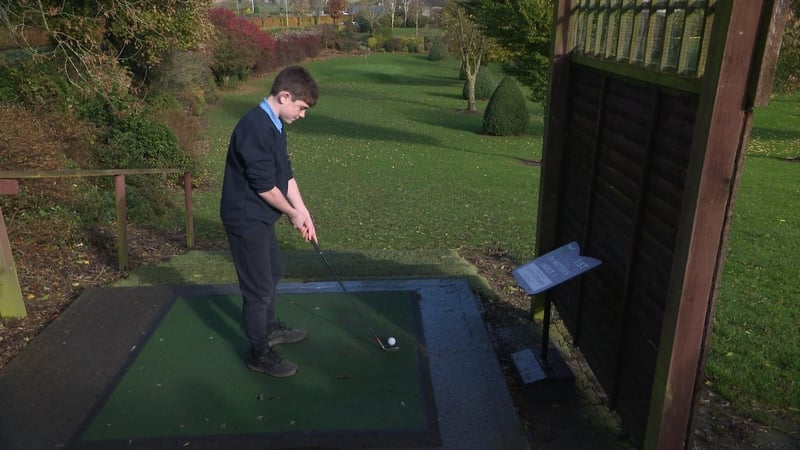 Students at Castletown National School have enjoyed using the local pitch and putt club for PE lessons