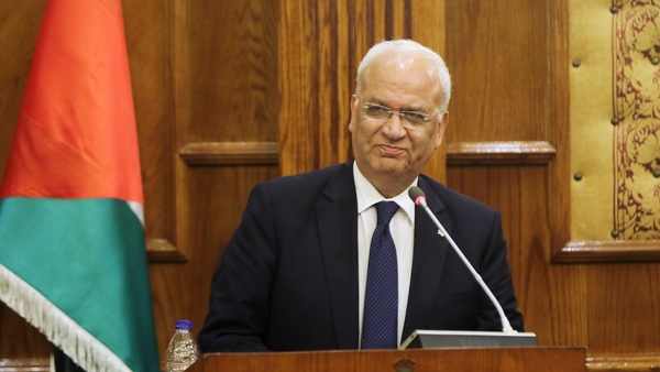 Saeb Erekat contracted the virus on 8 October