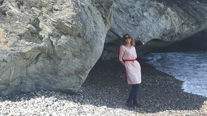 Vyvienne on the Wicklow shore: Immersing yourself in the creation of a new work is the most worthy salvation