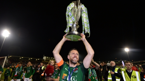 Bennett captained Cork City to the Double in 2017
