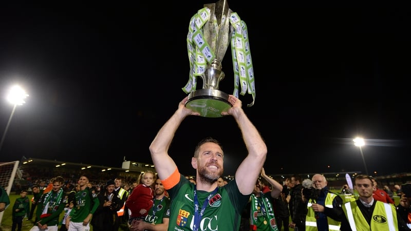 Bennett captained Cork City to the Double in 2017