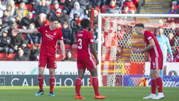 Scott McKenna (L) and Andy Considine (R) established a formidable partnership during their time together at Aberdeen