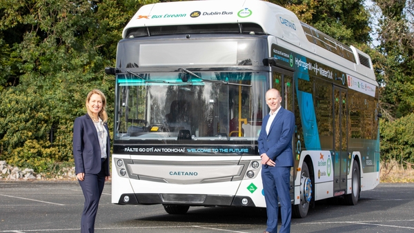 Caoimhe Donnelly, CIÉ Chief Sustainability Officer and Lorcan O'Connor, CIÉ Group Chief Executive