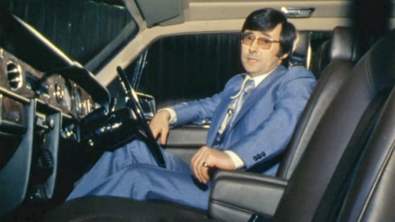 Colm Connolly in the Rolls Royce 'Silver Spirit' (1980)