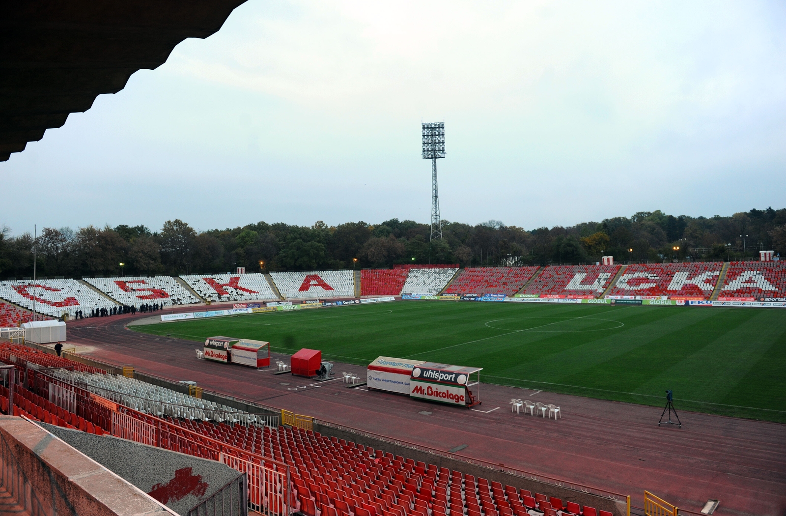 Bulgarian Army Stadium in Sofia as it looked 11 years ago