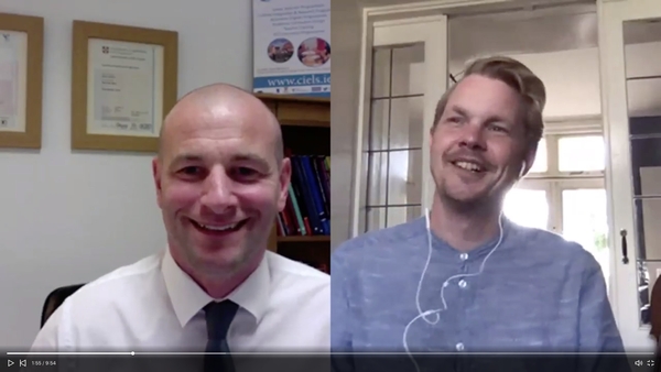 Danny Barron teaching online with Erik Janssen in The Netherlands.