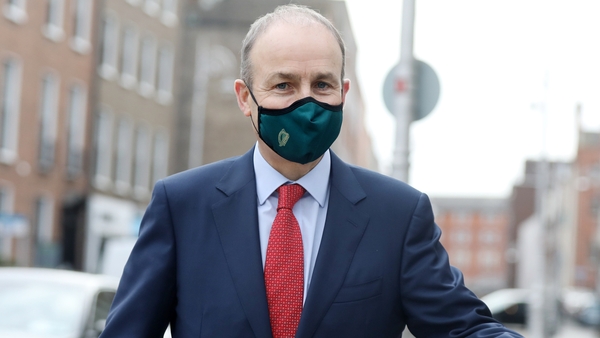 Micheál Martin suggested that decision-making on easing measures would not be easy