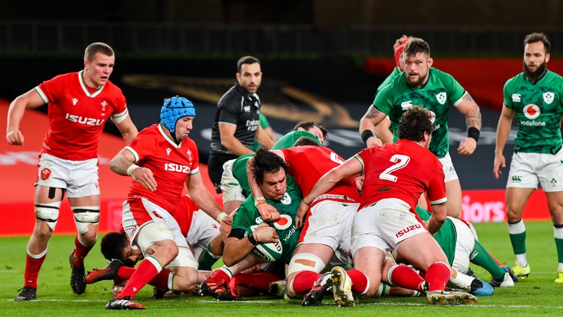 Quinn Roux barges over for his third international try